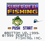 Super Real Fishing (Japan) Title Screen